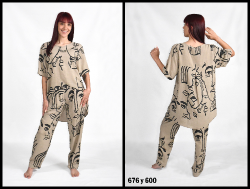 I600 Pantalon lino BB